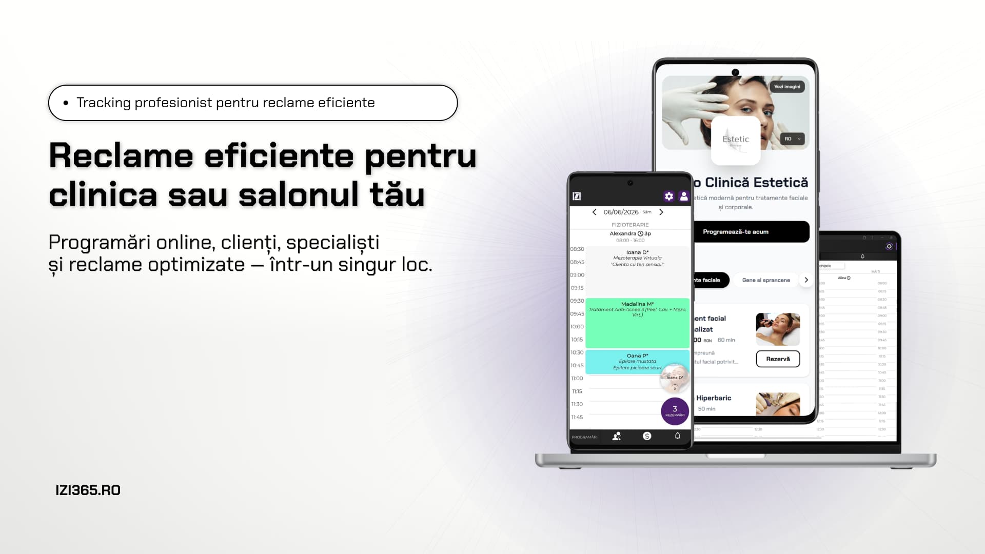 Cum să faci reclame eficiente pentru clinica sau salonul tău folosind programări online și tracking corect