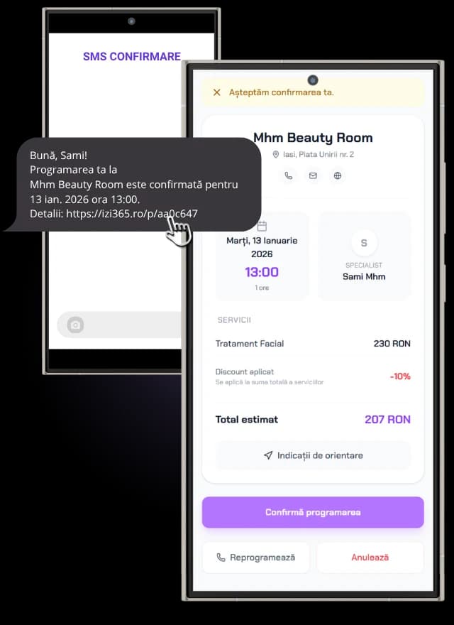 IZI365 — mesaje SMS și e-mail automate