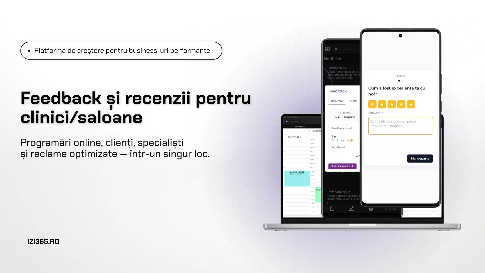 Feedback și recenzii pentru clinici și saloane: cum le transformi în creștere