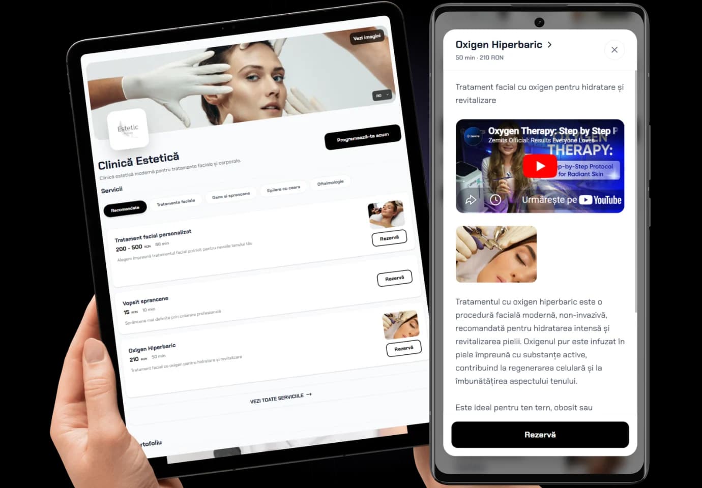 IZI365 — platformă de programări online pentru clinici și saloane